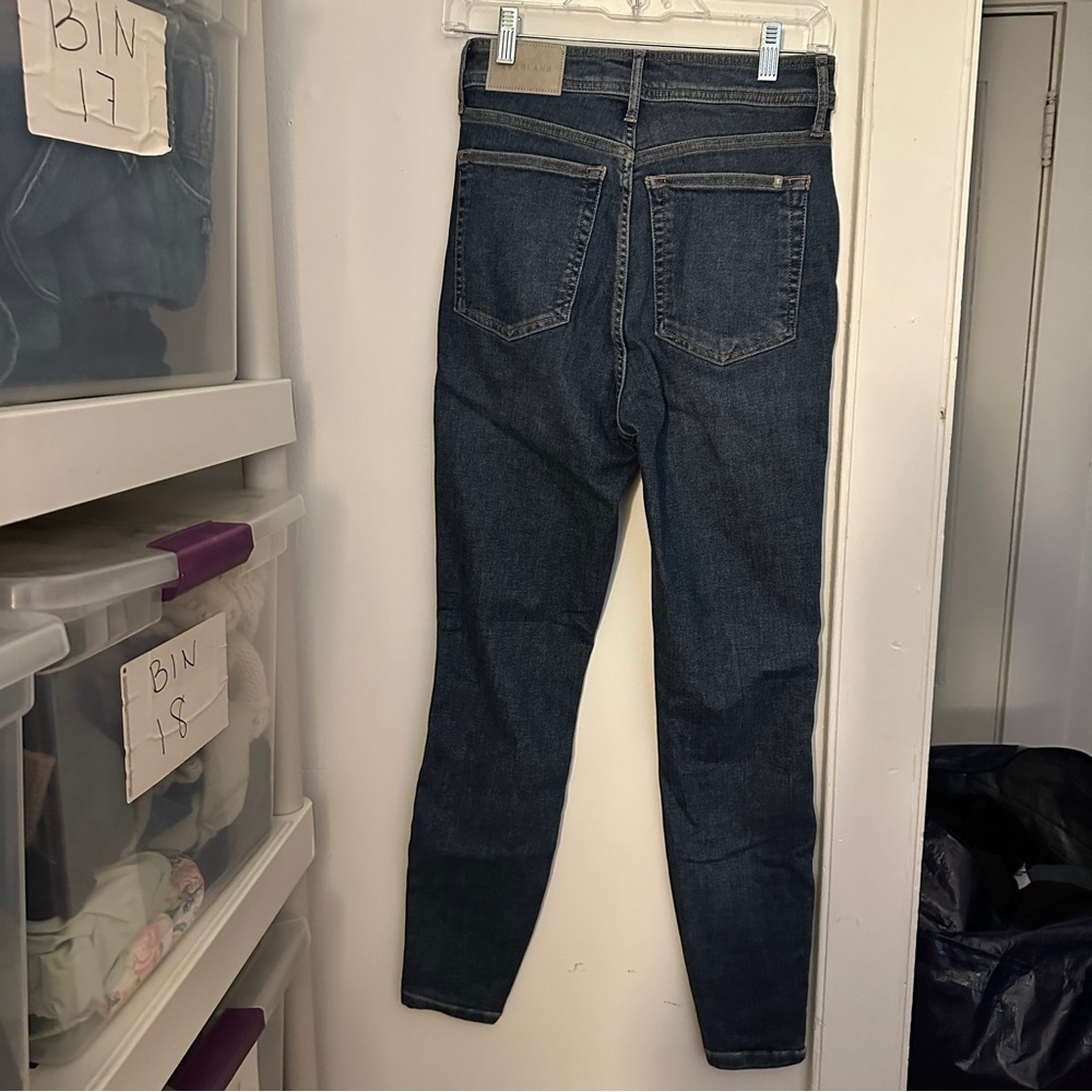 Everlane The Way High Skinny Jean Dark Wash size 27R - Picture 2 of 6